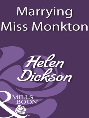 cover image of Marrying Miss Monkton